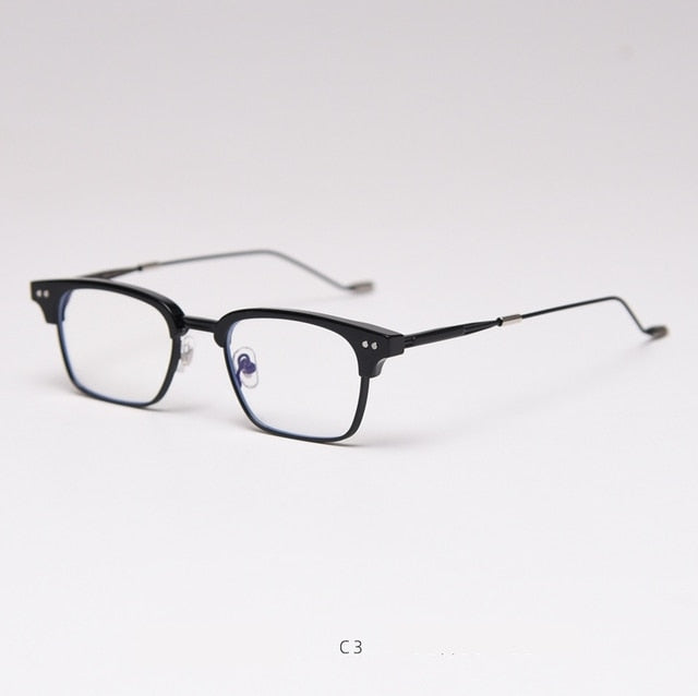 Calvin Square Half Glasses Frame Rectangle Frames Southood C3matte-black