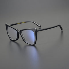 Cameo Acetate Cat Eye Glasses Frame Cat Eye Frames Southood Black