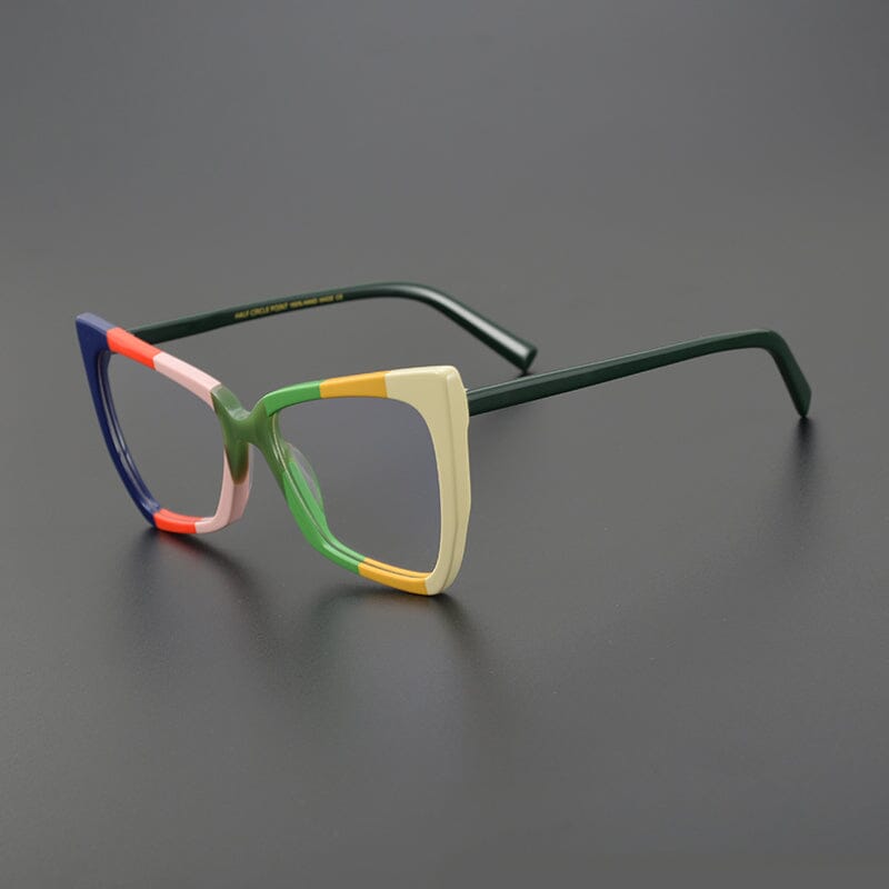 Cameo Acetate Cat Eye Glasses Frame Cat Eye Frames Southood Green