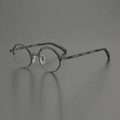 Cannon Colorful Geometric Titanium Glasses Frame Geometric Frames Southood Black