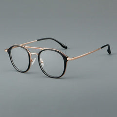 Casey Retro Aviator Glasses Frame Aviator Frames Southood Black Bronze