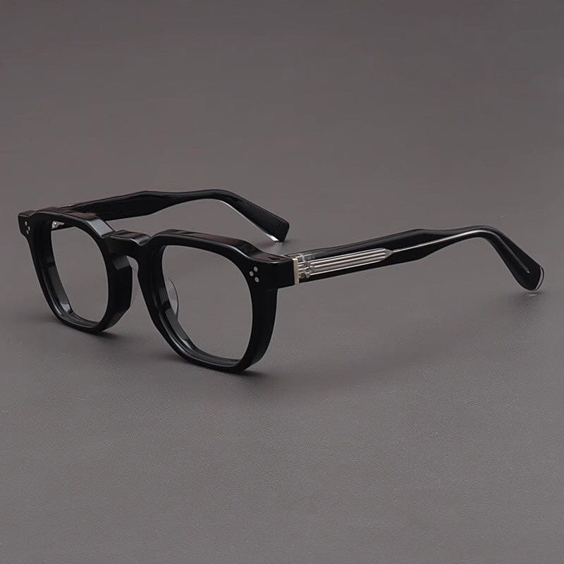 Casper Personalized Acetate Glasses Frame Rectangle Frames Southood Black