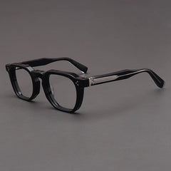 Casper Personalized Acetate Glasses Frame Rectangle Frames Southood Black