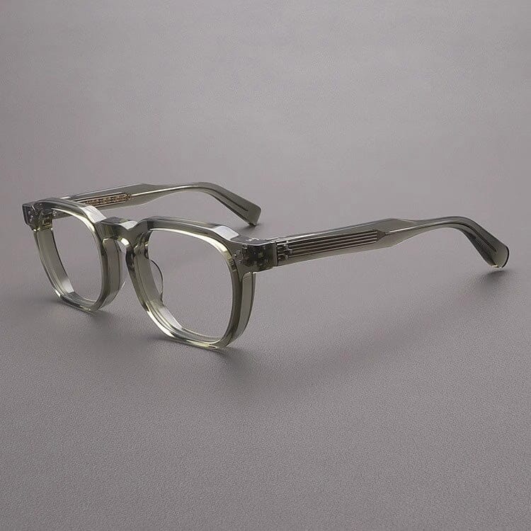 Casper Personalized Acetate Glasses Frame Rectangle Frames Southood Gray Green