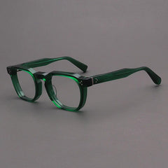 Casper Personalized Acetate Glasses Frame Rectangle Frames Southood Green