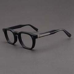 Casper Personalized Acetate Glasses Frame Rectangle Frames Southood Matte Black