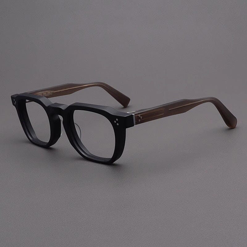 Casper Personalized Acetate Glasses Frame Rectangle Frames Southood Matte Black Gray Green
