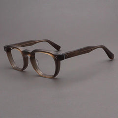 Casper Personalized Acetate Glasses Frame Rectangle Frames Southood Matte Gray Green