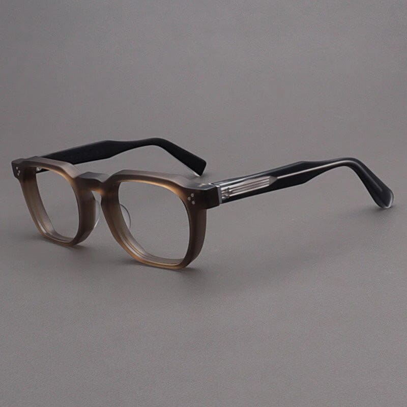 Casper Personalized Acetate Glasses Frame Rectangle Frames Southood Matte Gray Green Black