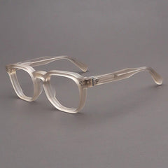 Casper Personalized Acetate Glasses Frame Rectangle Frames Southood Matte Yellow
