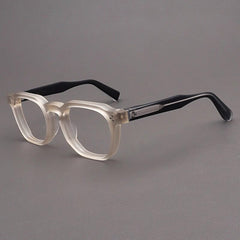 Casper Personalized Acetate Glasses Frame Rectangle Frames Southood Matte Yellow Black