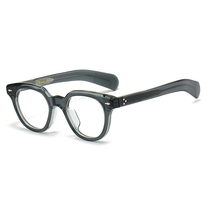 Chad Acetate Glasses Frame Round Frames Southood Green