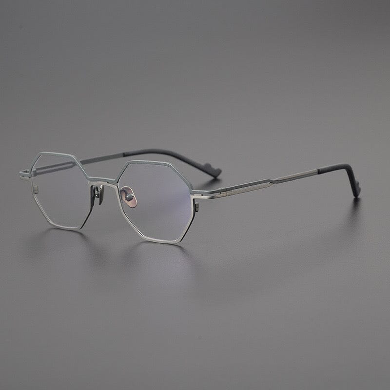 Cheston Titanium Glasses Frame Geometric Frames Southood BlackGrey