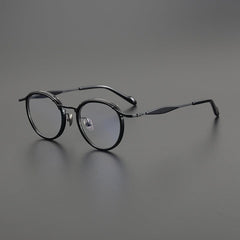 Cho Vintage Round Glasses Frame Round Frames Southood Black