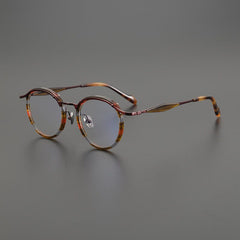 Cho Vintage Round Glasses Frame Round Frames Southood Red Stripe