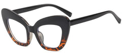 Cleo Cat Eye Glasses Frame Cat Eye Frames Southood black leopard clear