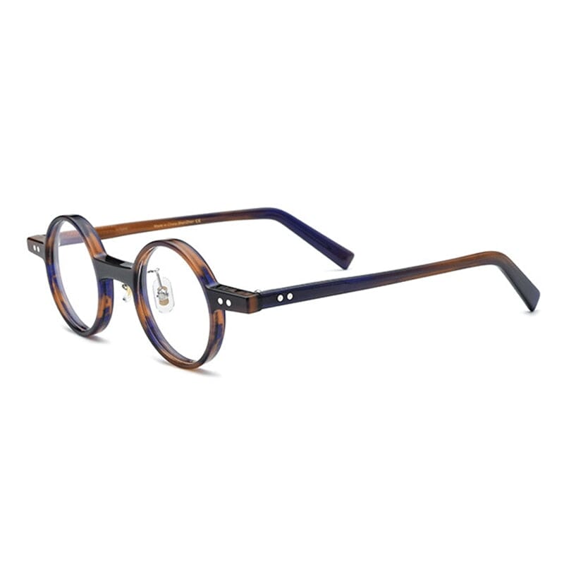 Cob Vintage Round Acetate Glasses Frame Round Frames Southood Multicolor