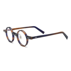 Cob Vintage Round Acetate Glasses Frame Round Frames Southood Multicolor