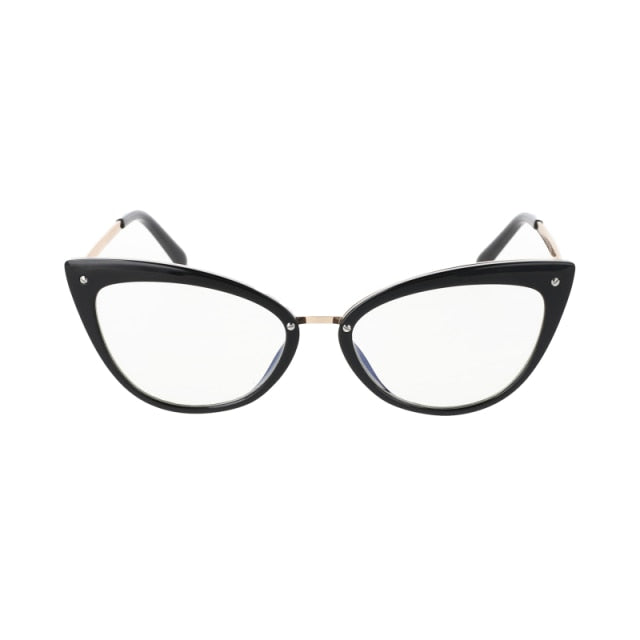 Constance Cat Eye Optical Glasses Frame Cat Eye Frames Southood Black