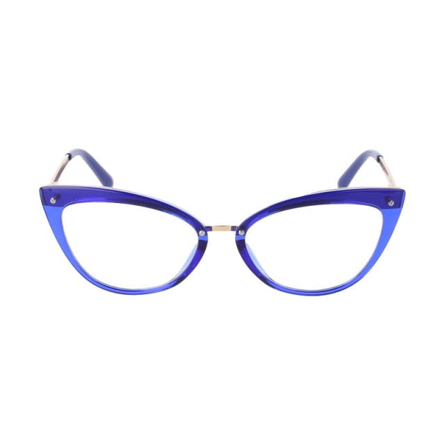 Constance Cat Eye Optical Glasses Frame Cat Eye Frames Southood Blue