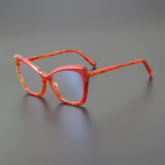 Cory Acetate Cat Eye Glasses Frame Cat Eye Frames Southood Red