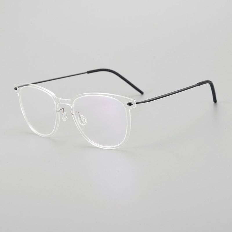 Coville Ultra light Titanium Glasses Frame Rectangle Frames Southood Clear