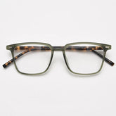Creed Square TR90 Vintage Eyeglass Frame Rectangle Frames Southood Green