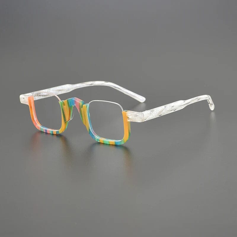 Cris Acetate Half Rectangle Glasses Frame Rectangle Frames Southood Colour