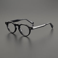 Crowe Vintage Acetate Glasses Frame Geometric Frames Southood Black