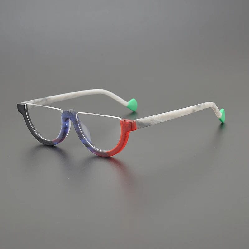 Cyd Retro Semi Circle Acetate Glasses Frame Oval Frames Southood