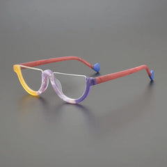 Cyd Retro Semi Circle Acetate Glasses Frame Oval Frames Southood