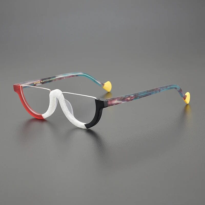 Cyd Retro Semi Circle Acetate Glasses Frame Oval Frames Southood