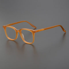 Dalwin Vintage Acetate Glasses Frame Rectangle Frames Southood Matte Orange