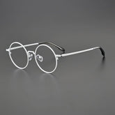 Daniel Vintage Titanium Glasses Frame Round Frames Southood White