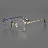 Danvin Pilot Titanium Glasses Frame Aviator Frames Southood Blue