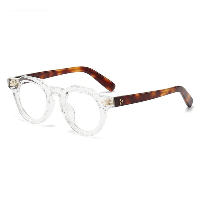 Dax Geometric Retro Acetate Glasses Frame Geometric Frames Southood Clear