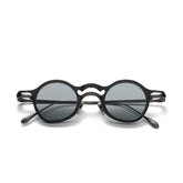 DC Round Titanium Glasses Frame With Magnetic Sunglasses Clips Aviator Frames Southood Dark Gun Gray