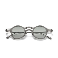 DC Round Titanium Glasses Frame With Magnetic Sunglasses Clips Aviator Frames Southood Light Gun