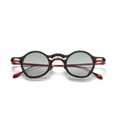 DC Round Titanium Glasses Frame With Magnetic Sunglasses Clips Aviator Frames Southood Red