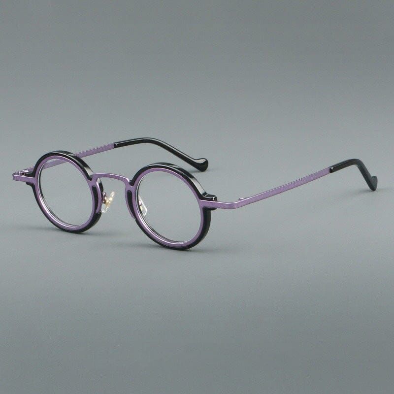 Denver Acetate Glasses Frame Round Frames Southood Purple