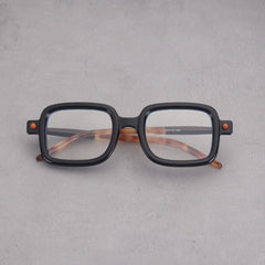 Des Vintage Black Square Glasses Frame Rectangle Frames Southood