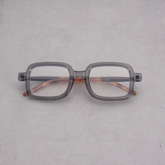 Des Vintage Black Square Glasses Frame Rectangle Frames Southood grey clear
