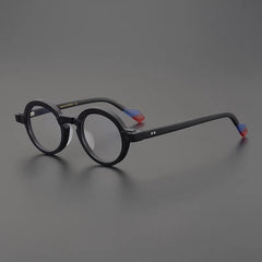 Dimash Round Acetate Optical Glasses Frame Round Frames Southood Matte black