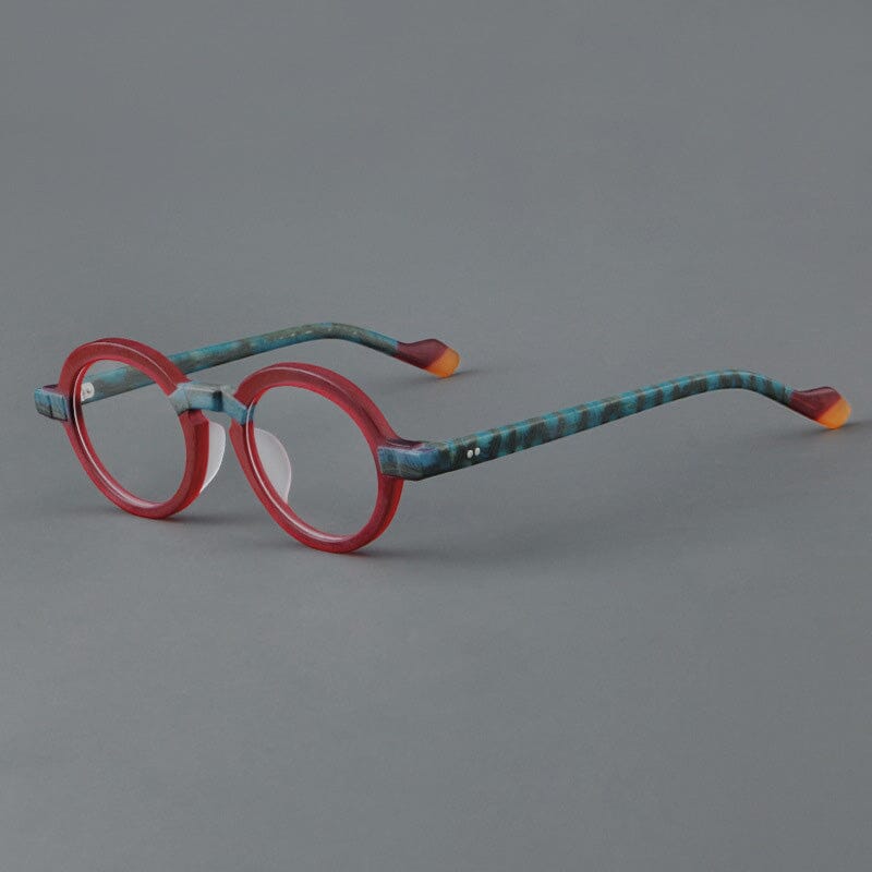 Dimash Round Acetate Optical Glasses Frame Round Frames Southood Red blue