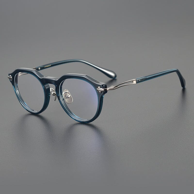 Dune Vintage Acetate Glasses Frame Round Frames Southood Blue gun