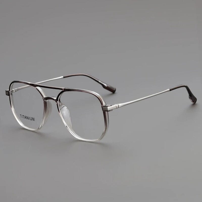 Ean Vintage TR90 Titanium Eyeglasses Frame Aviator Frames Southood Gradient Gray