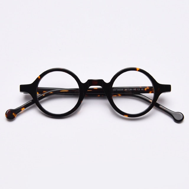 Earl Retro Punk Acetate Optical Small Frame Round Frames Southood C2Leopard