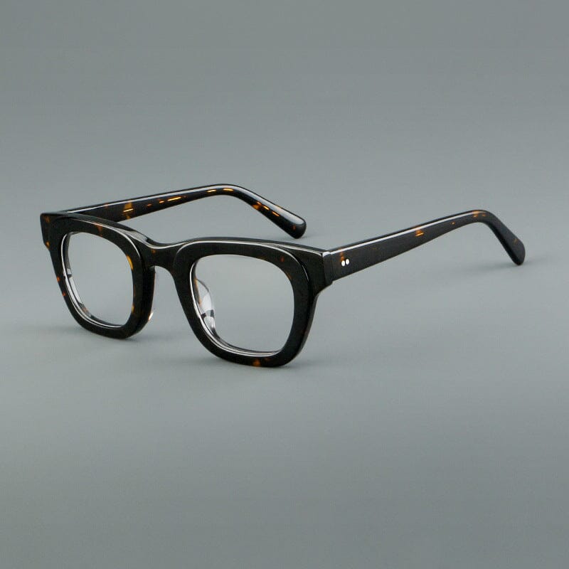 Easter Retro Rectangle Acetate Glasses Frame Rectangle Frames Southood Leopard