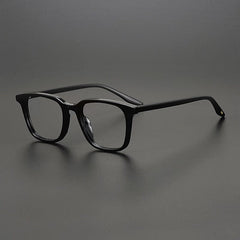 Elmer Retro Rectangle Glasses Frame Rectangle Frames Southood Black