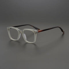 Elmer Retro Rectangle Glasses Frame Rectangle Frames Southood Gray